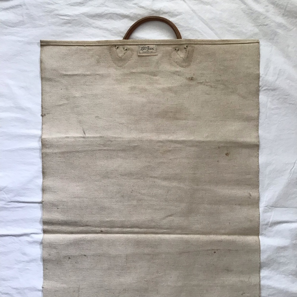 Vintage L.L. Bean Canvas Firewood Carrier - Picture 8 of 9